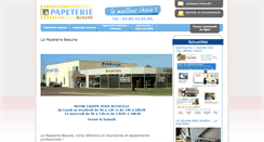 Desktop Screenshot of lapapeteriebeaune.com